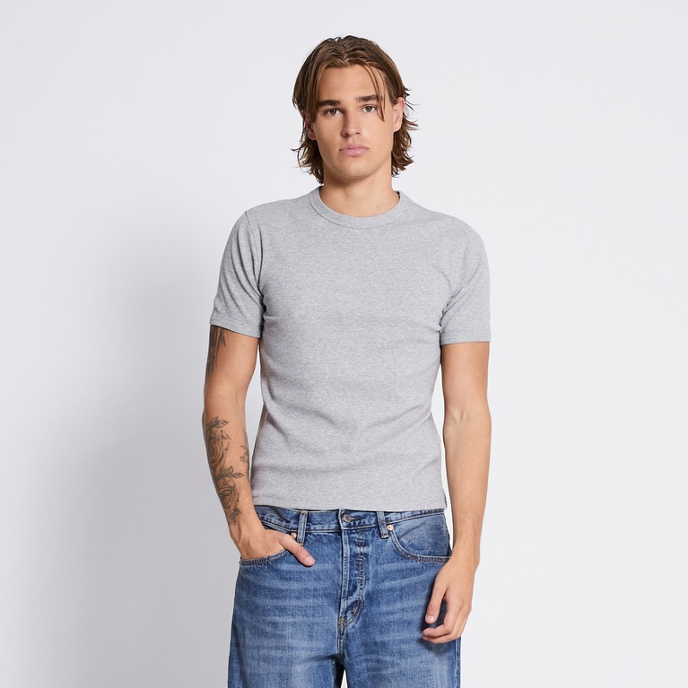 Rib knit tee "Vincent"